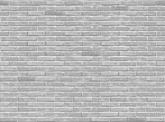 Gray brick wall pattern seamles background.