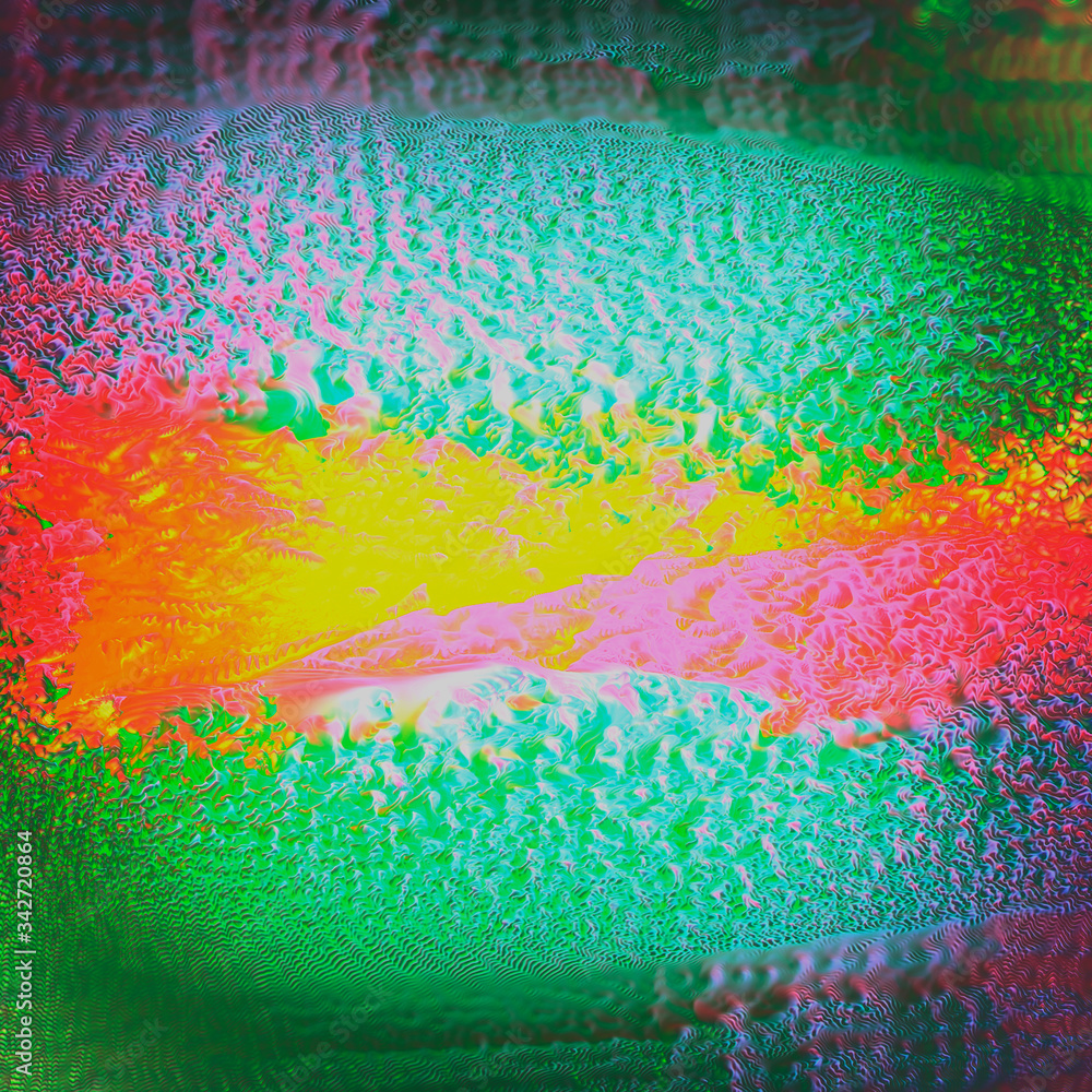 Aufkleber abstract background of neon colors gradient, blurred image, 3d rendering