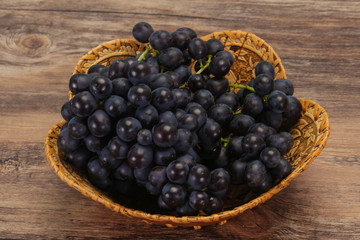 Fresh ripe sweet red grape