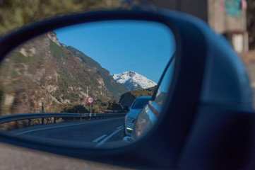 driving in the mountains