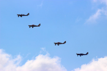  Planes during the demonstration flight © moniadk