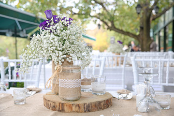 wedding table decoration