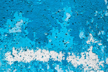 Blue grungy wall