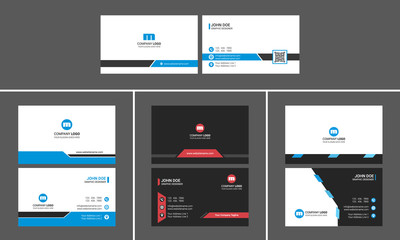 Corporate Business Card Template Set