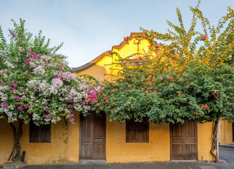 view of Hoi An ancient town, UNESCO world heritage, at Quang Nam province. Vietnam. Hoi An is one of the most popular destinations in Vietnam
