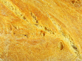 Close up of bread texture
