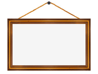 Wooden frame, widescreen 16:9 format