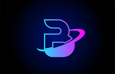 B letter logo icon for business and company