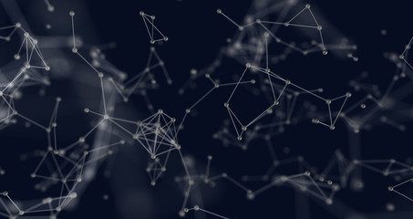 Fototapeta premium organization net 3d concept networking