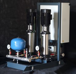 electric pumping station for water supply based on centrifugal pumps for water supply