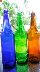 DIFFERENT COLOR BEAUTIFUL BEER BOTTLES