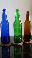 DIFFERENT COLOR BEAUTIFUL BEER BOTTLES