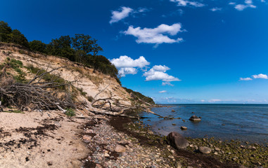 Der Südstrand, Naturstrand in Ostseebad Göhren auf der Insel Rügen