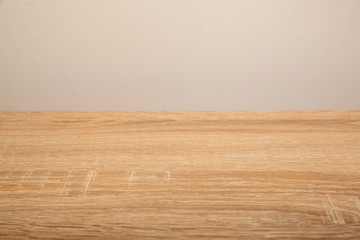 wooden floor and wall