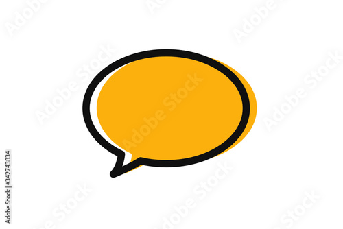 吹き出しのイラスト素材 Wall Mural Wallpaper Murals Mshin