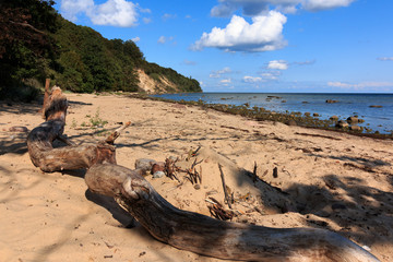 Der S&uuml;dstrand, Naturstrand in Ostseebad G&ouml;hren auf der Insel R&uuml;gen