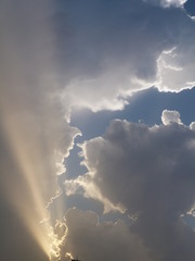 Fototapeta na wymiar sky, cloud and light