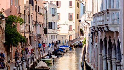 Stadtansicht des historischen Venedig in Italien