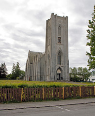 Basilica of Christ the King is catholic cathedral in Iceland - 342747419