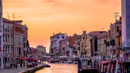 Fototapeta premium Stadtansicht des historischen Venedig in Italien