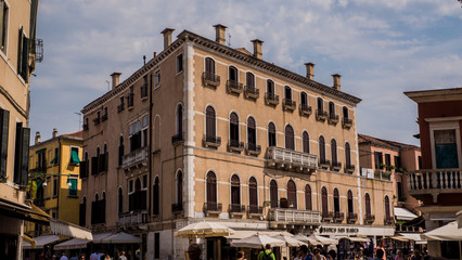 Fototapeta premium Stadtansicht des historischen Venedig in Italien