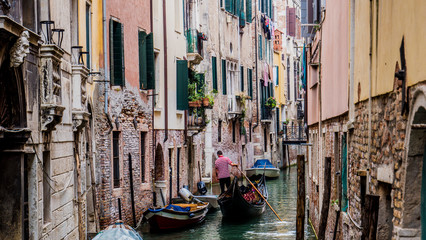 Obraz na płótnie Canvas Stadtansicht des historischen Venedig in Italien