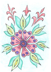 цветочный орнамент