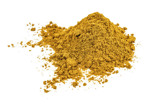 Curry Powder On White