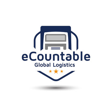 Transport Logistics Logo vector design