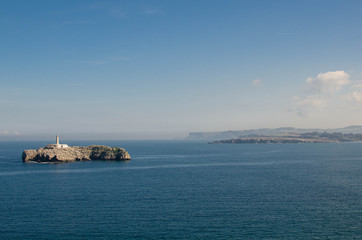 lighthouse on an island