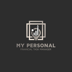 Financial advisor logos design template.