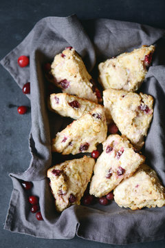 Cranberry scones
