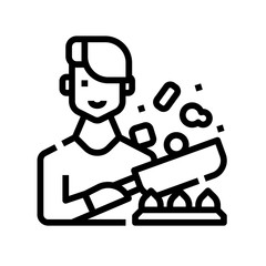Chef  cooking  cooking  kitchen  avatar icon
