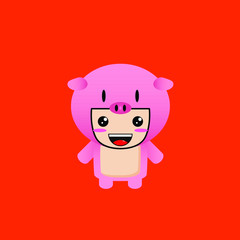 PIG CUTE SMILE ANIMAL
