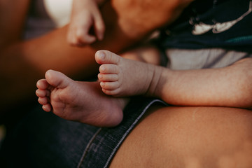 newborn baby feet