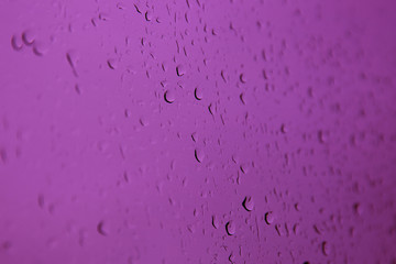 water drops on the window