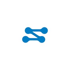 Metaball template logo design vector