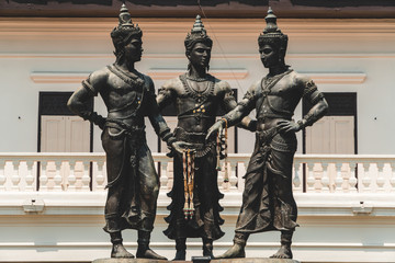 Three Kings Monument - Chiang Mai March 2020