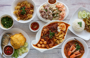Thai Soup Dishes Mixed Dishes 