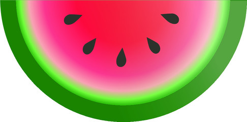 watermelon fruit summer red melon icon isolated on white background