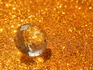 Background image of a glass pebble with focus on the subject using blurred bokeh
