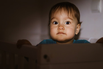 Baby in the bed
