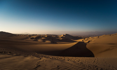 Fototapeta na wymiar Desert Huacachina Peru Landscape 