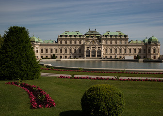 Obraz premium Schloss Belvedere Wien