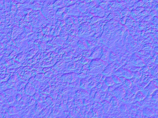 Normal map of plowed land