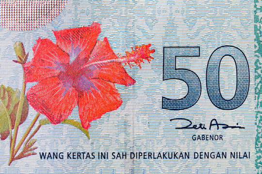 Bank Note Malaysia Ringgit RM50 Economy Investment Exchange Market Fortune