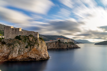 Fototapeta na wymiar Dubrovnik. St. Lawrence Fortress and walls of old town