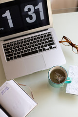 Home office computer desk