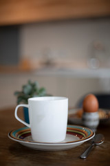 Breakfast on the table at home