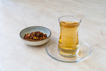 Healthy Traditional Herbal Rooibos Beverage Tea with Dried Spices